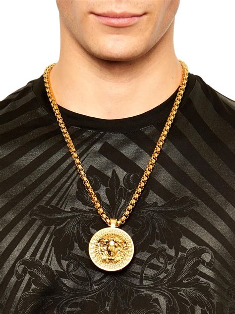 versace mens necklace replica|versace gold necklace for men.